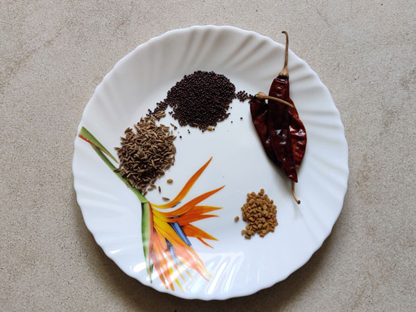 Pumpkin Sabzi Cooking Steps