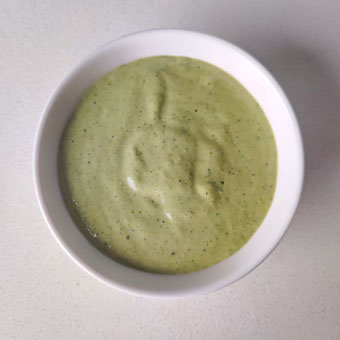 making green goddess dressing